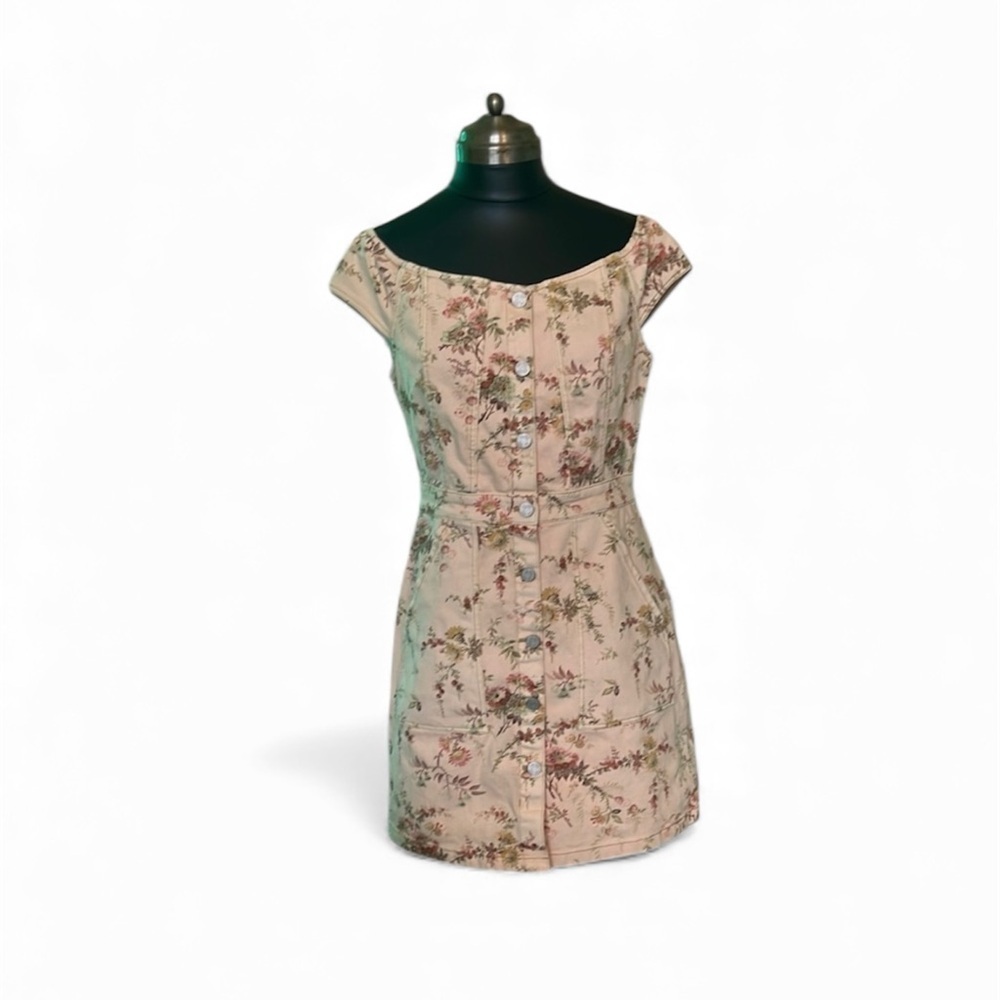 Floral Button-Down Dress